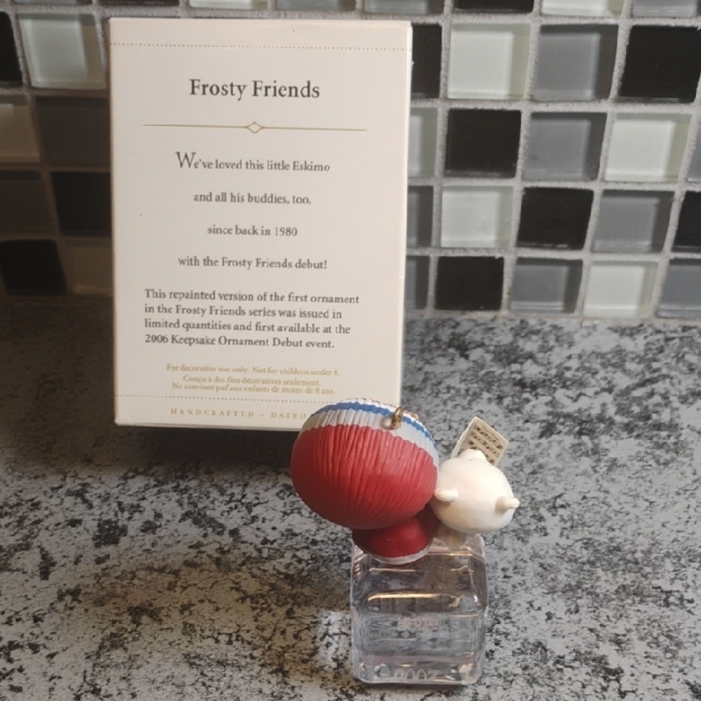 Hallmark Keepsake Frosty Friends Ornament with Red and Blue - Picture 2 of 3